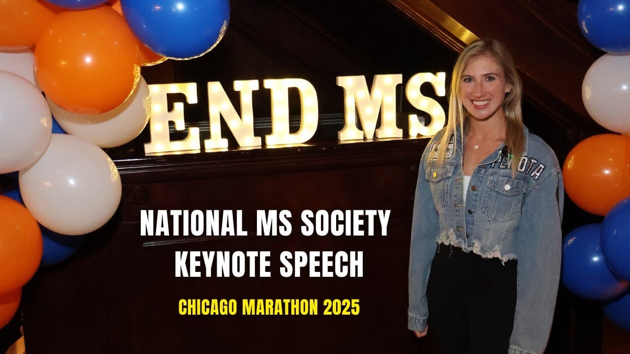 Living with Multiple Sclerosis: My Journey as a Runner | National MS Society Keynote Speech